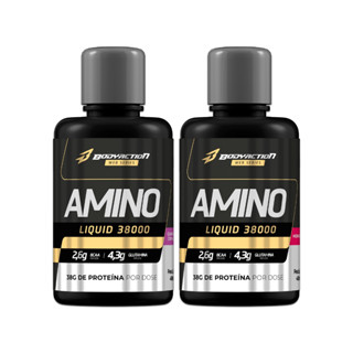 2x Amino Liquid 38000 480ml Aminoácido Líquido Bodyaction