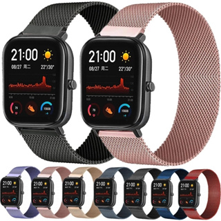 Pulseira para Amazfit Gts 4 3 2 2e Mini Bip S Bip 3/Lite/U Pro/Gtr 42mm/Galaxy active 1 2 20mm Metal em Oferta na Shopee