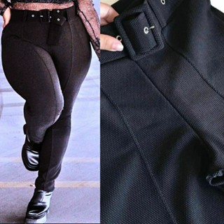 CALÇA SKINNY PLUS SIZE | COM CINTO | PRETO | MALHA POP VM024P
