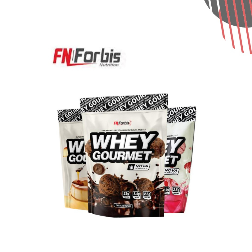 Whey Protein Gourmet FN FORBIS 907g Refil - Isolado e Hidrolisado