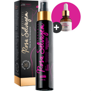 Óleo Rosa selvagem clareador de manchas na pele e foliculite 100% original Nova Formula + 1 SERUM
