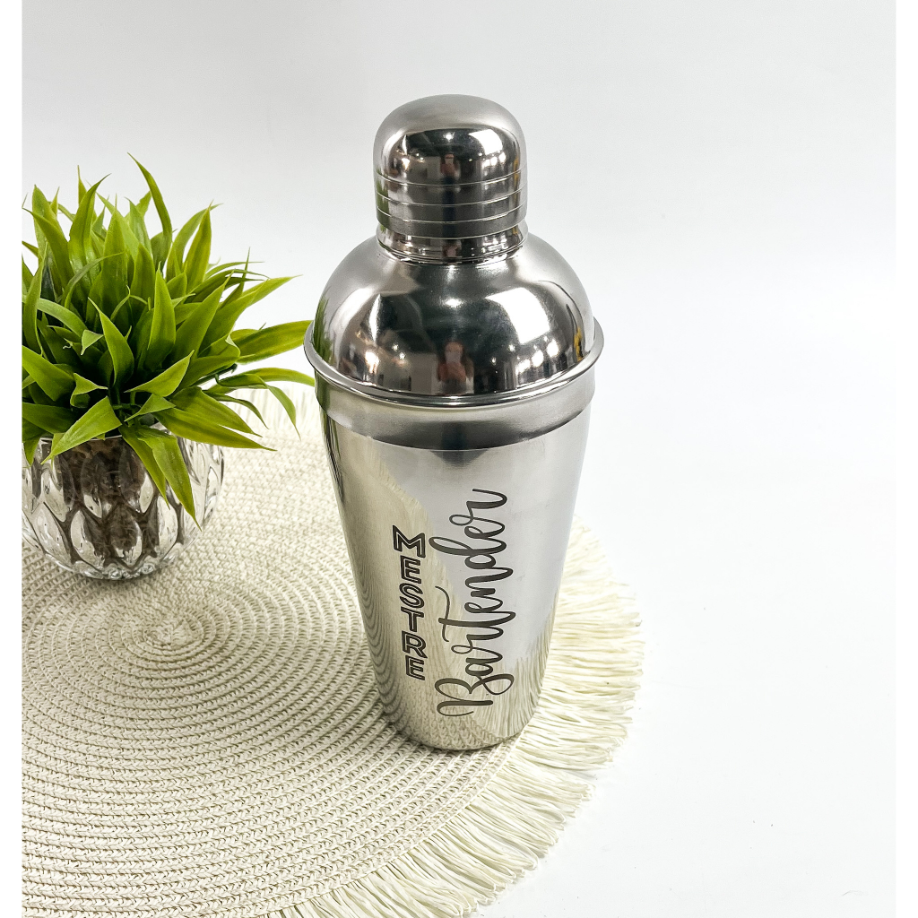 Coqueteleira Inox 500ml Lyon Mestre Bartender