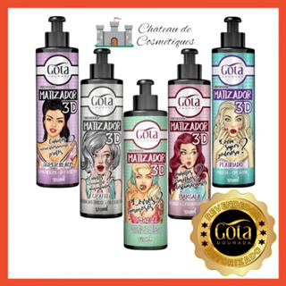 Matizador 3d Condicionador Gota Dourada Todas as Cores em Oferta na Shopee