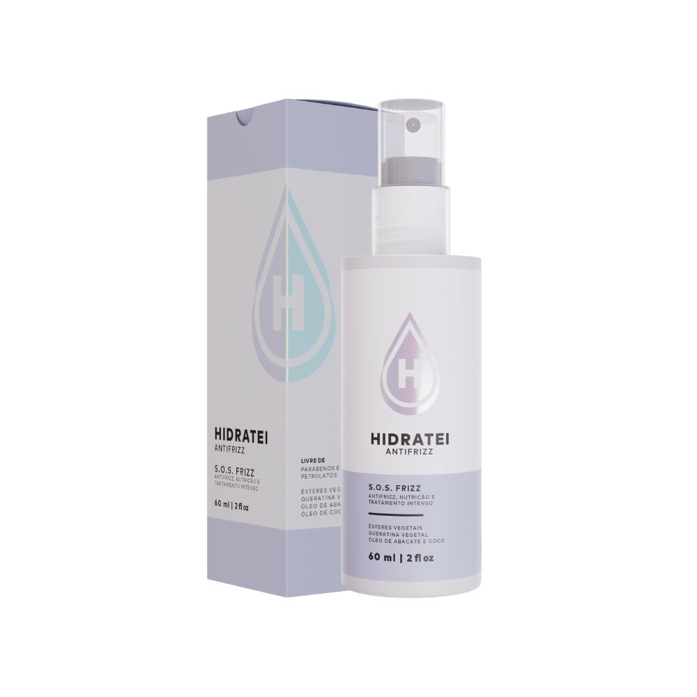 SOS Frizz Hidratei 60ml - Máscara Líquida De Reconstrução - Beauty