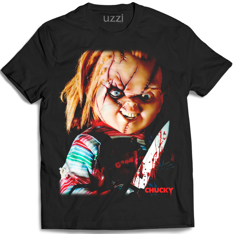 Camisa Boneco Chucky Blusa Filme de Terror Camiseta Halloween