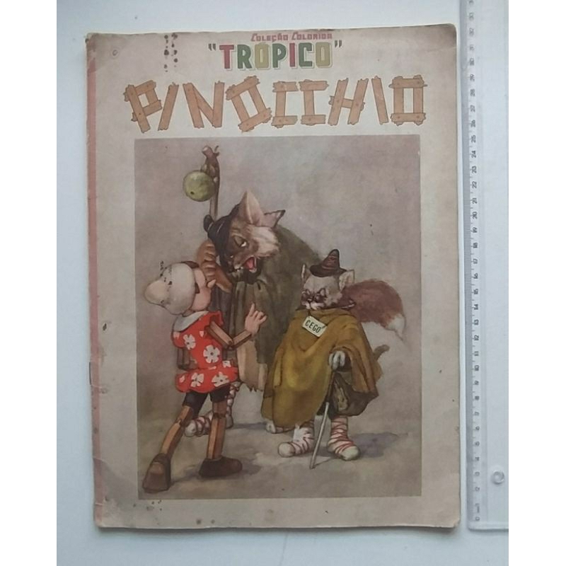 Antigo e raro Álbum de figurinhas Pinocchio
