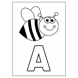 30 Desenhos para colorir A4 ALFABETO + DESENHO + NÚMEROS