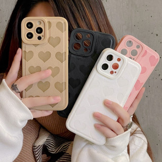 INS Capa De Celular Flexível Estilo Coração Amor Para iPhone XR