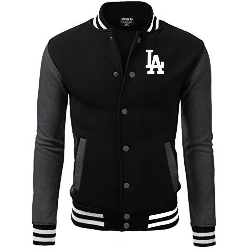 Los Angeles Jaqueta Blusa Baseball LA Bordado College Americana - Unissex
