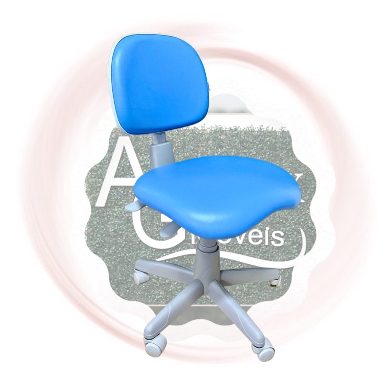 Cadeira Mocho Ergonômica Giratória com Encosto Ajustável – Dentista, Podologia, Estética e Salão