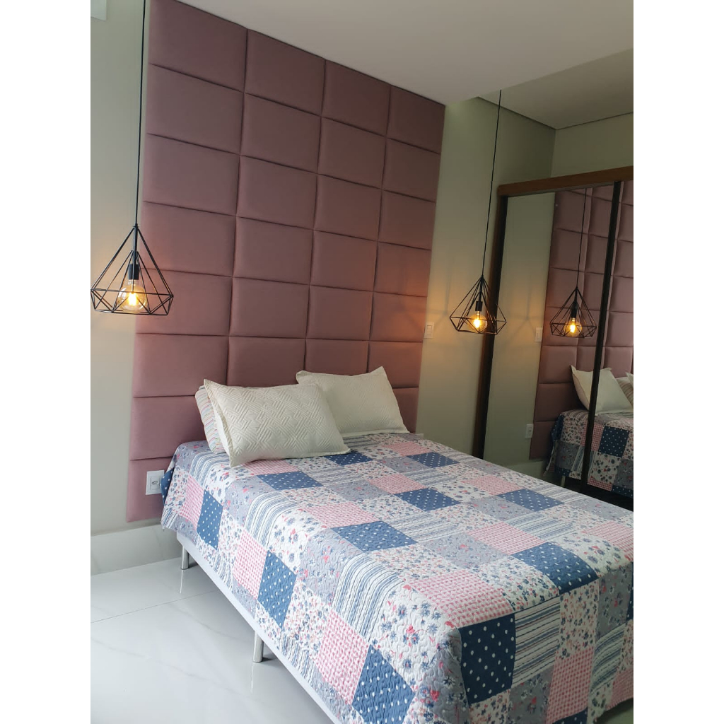 Kit 18 placas de 50x30 para cabeceira  cama casal, cama queen ou cama king