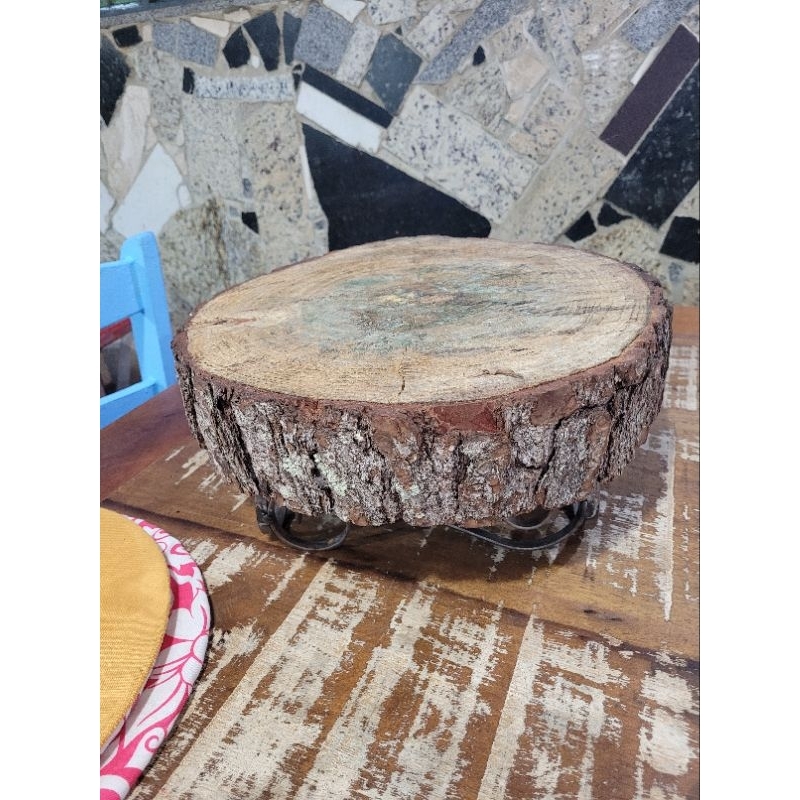 Bolacha de madeira para mesa