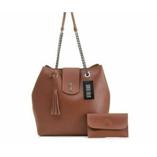 Kit Bolsa Feminina Lateral Top de Linha + Carteira Lançamento Imperdível