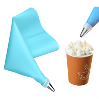 Conjunto De Saco De Confeiteira De Silicone Com Bico Para Decoração Com Creme Confeitaria Bolo Sorvete