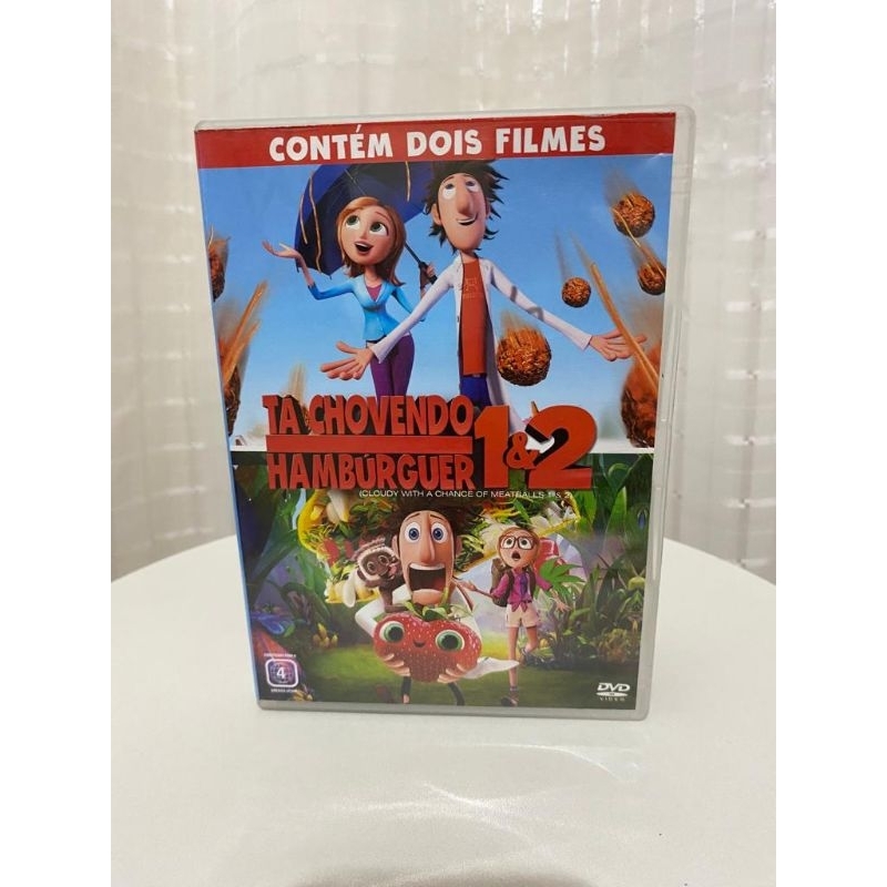 Dvd Original Duplo - Tá Chovendo Hamburguer 1 e 2 - Raridade em perfeito estado.