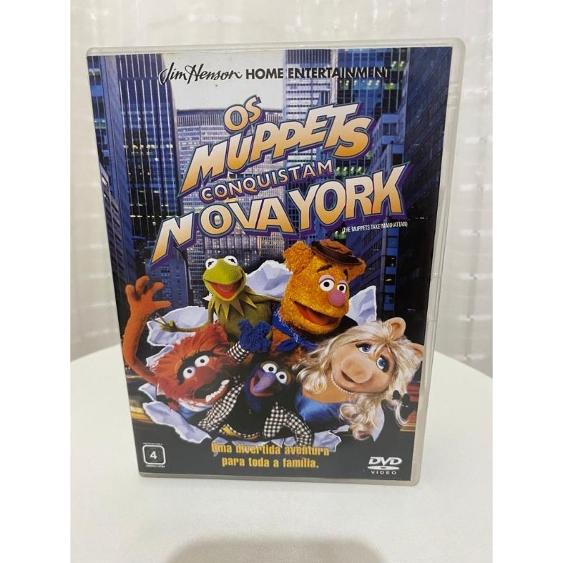 Dvd Original - Os Muppets Conquistam Nova York - Raridade em perfeito estado com folder