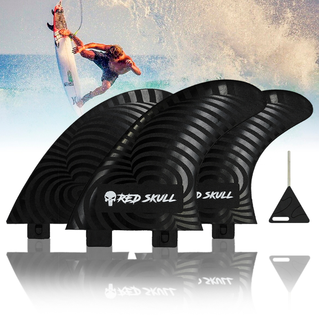 Quilhas Surf Triquilhas Prancha Padrão Fcs1 Grande ou Média Rígidas M3 Média / M5 Large + Chavinha