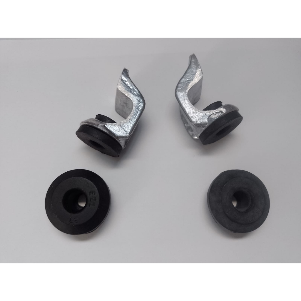 KIT 2 Suporte 2 Coxim Superior e 2 Inferior RADIADOR Do Corsa Classic Nº 90448946 - 90448947 -  90183072 - 90091989