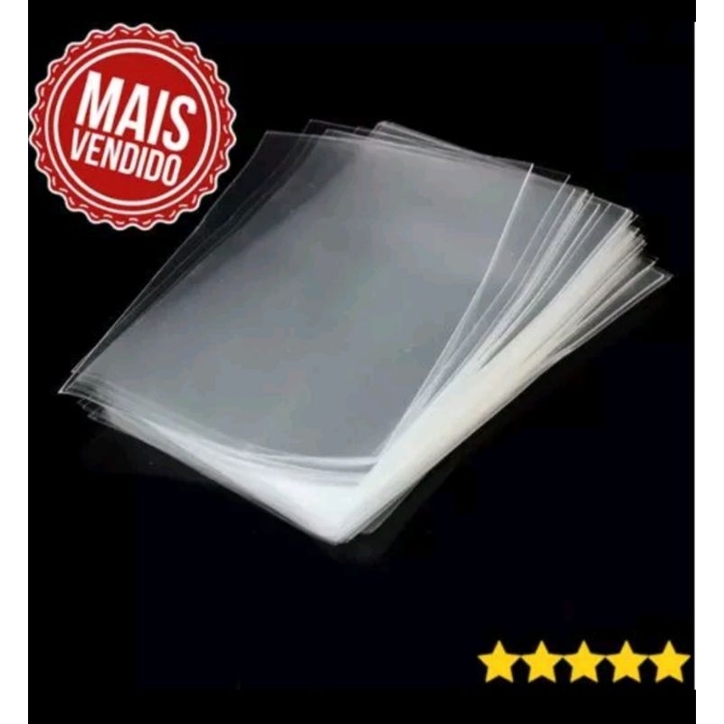 Saco Plástico Transparente PP 100 gramas. Saco para Embalagem. Saco Polipropileno.