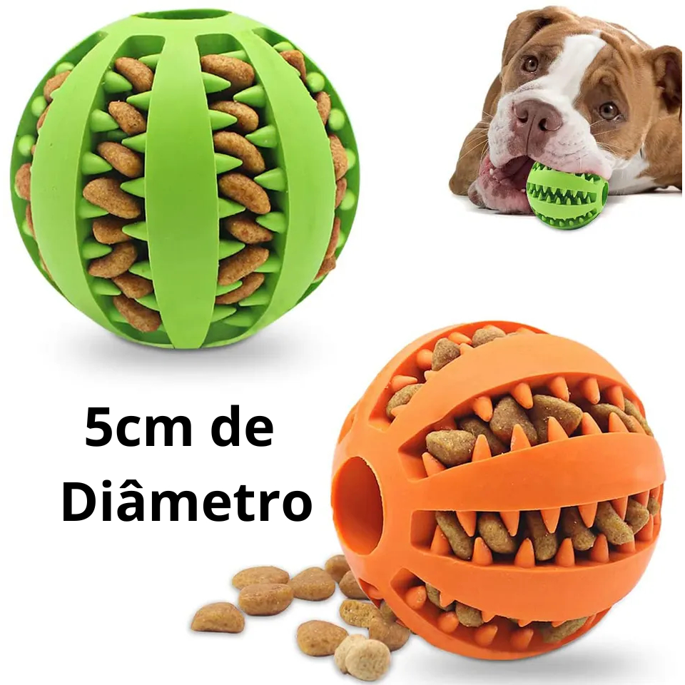 Bolinhas Multifuncional para Cachorro e gato Escova Mordedor Porta Petisco Pet Ball