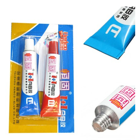 Cola adesiva forte multiuso para resina epóxi, A B AB, A+B, 10g, para plástico, metal, cerâmica, borracha