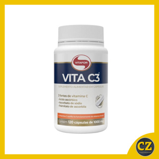 Vita C3 1000mg (60 ~ 120 Cápsulas) - Vitafor em Oferta na Shopee