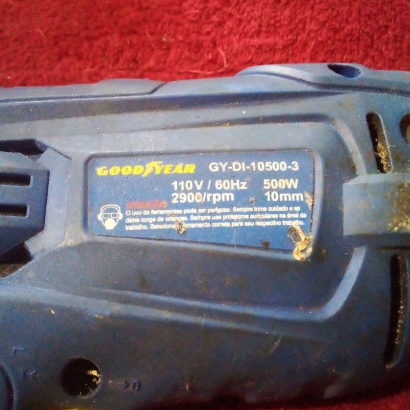 Furadeira Goodyyear 127 vts pra reparos