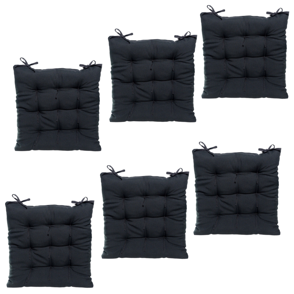 Kit 6 Assentos Futon Oxford Liso 40cmx40cm