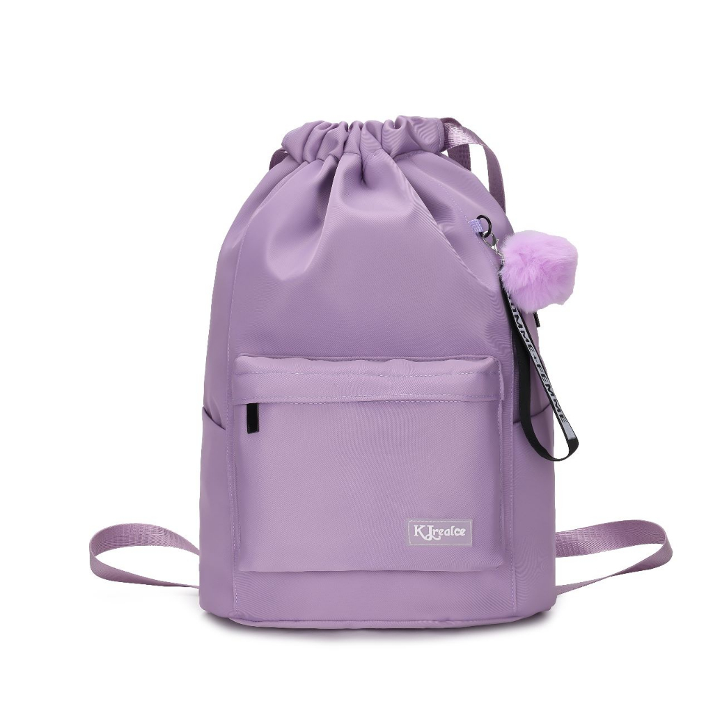 Mochila Saco em Nylon Gyn Sack para Academia Escola e Trabalho + Bolso Antifurto (8777)