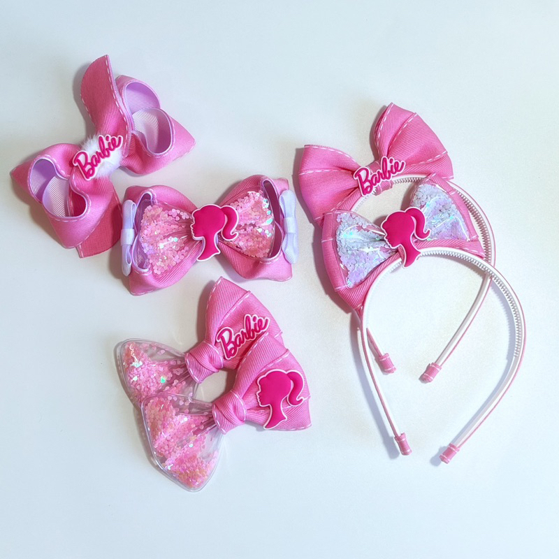 Laço Tiara de cabelo infantil boneca em Oferta na Shopee