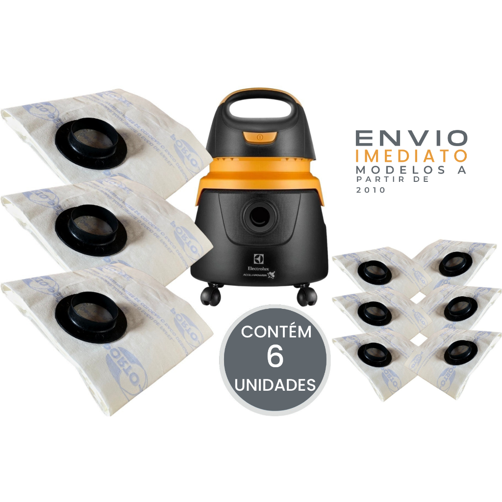Saco Descartavel Aspirador Electrolux Flex Acqua Power A10N1 AQP20 AQP10 GT 200 Hidrovac Novo GT 20N GT 3000 AWD01 A10T