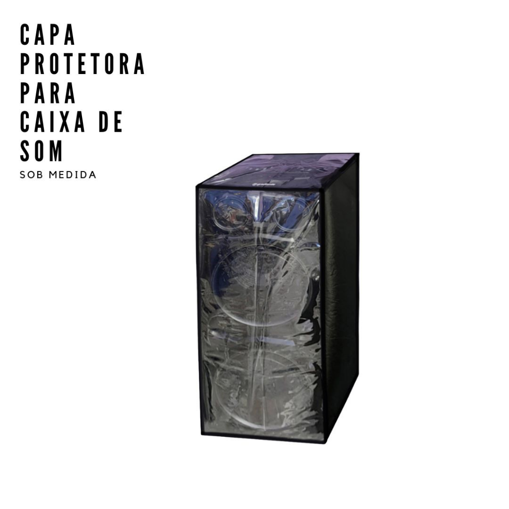 Capa Protetora Sob Medida Para Caixa de Som Amplificada Amvox ACA221 Gigante II