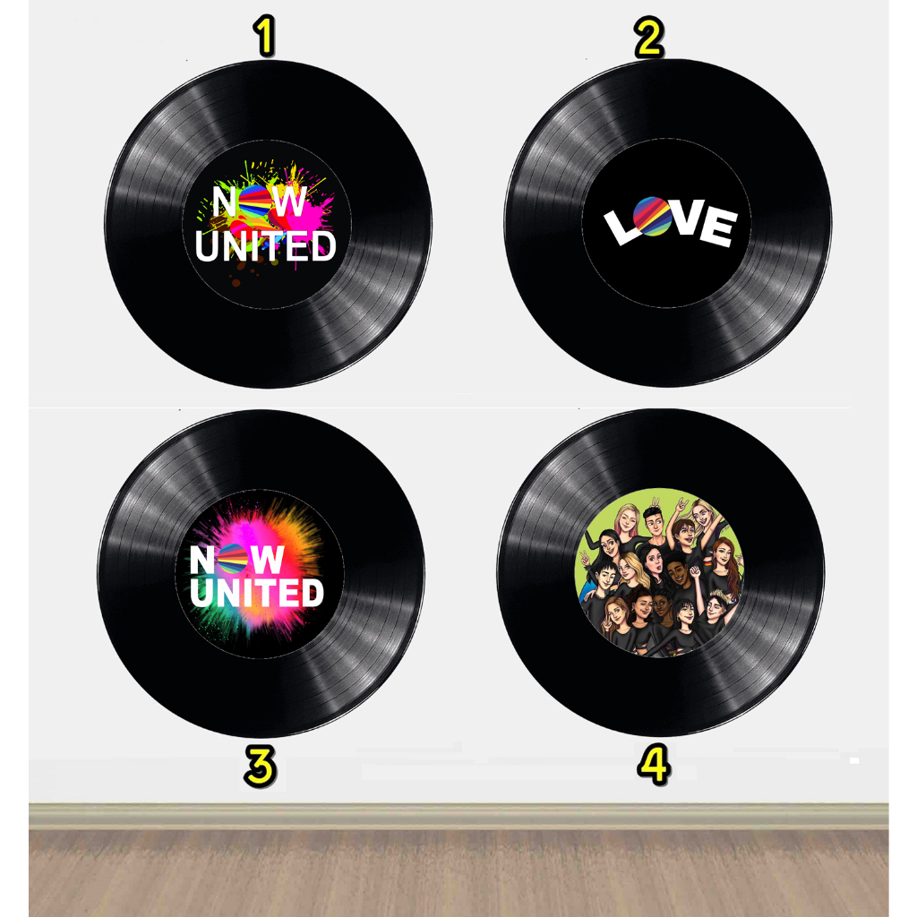 Disco Vinil Now United LP Decorativo