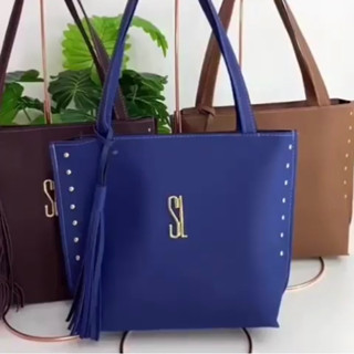 Bolsa Feminina Sacola media Santa Lolla de Ombro Couro Promoção