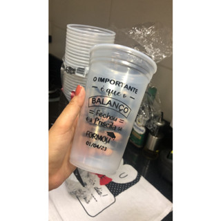 50 Copos descartáveis personalizados 330, 440, 550 e 770ml
