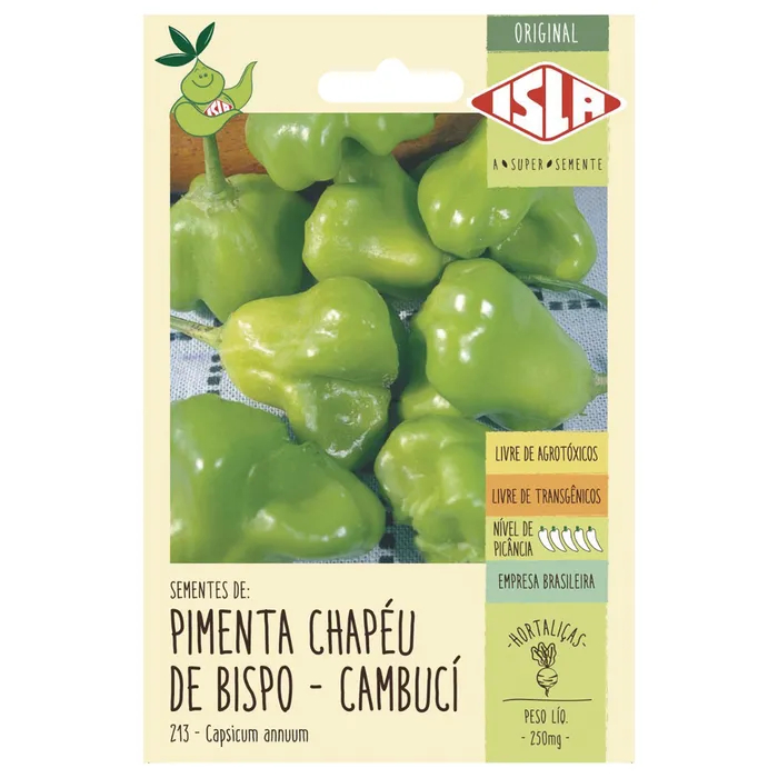 Semente de Pimenta Chapéu de Bispo Cambucí Isla 0,25g