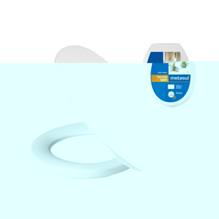 ASSENTO SANITARIO TAMPA DE VAZO METASUL SOFT SIMPLES