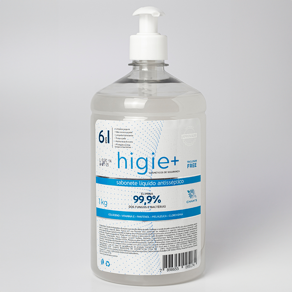 Sabonete Liquido Antisséptico Glicerinado 1 Litro com Válvula Pump