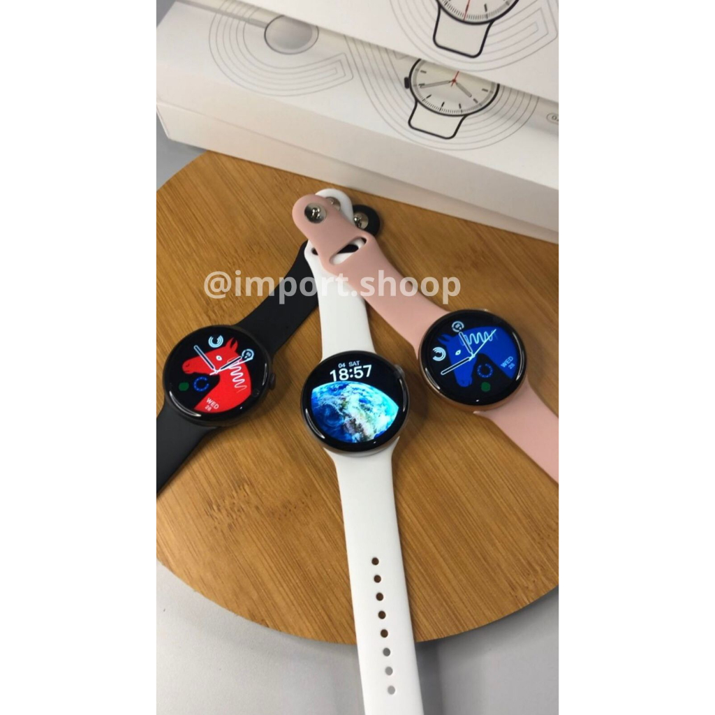 Smartwatch W28 Redondo Série 8 Lançamento 2023 Comando de voz e NFC