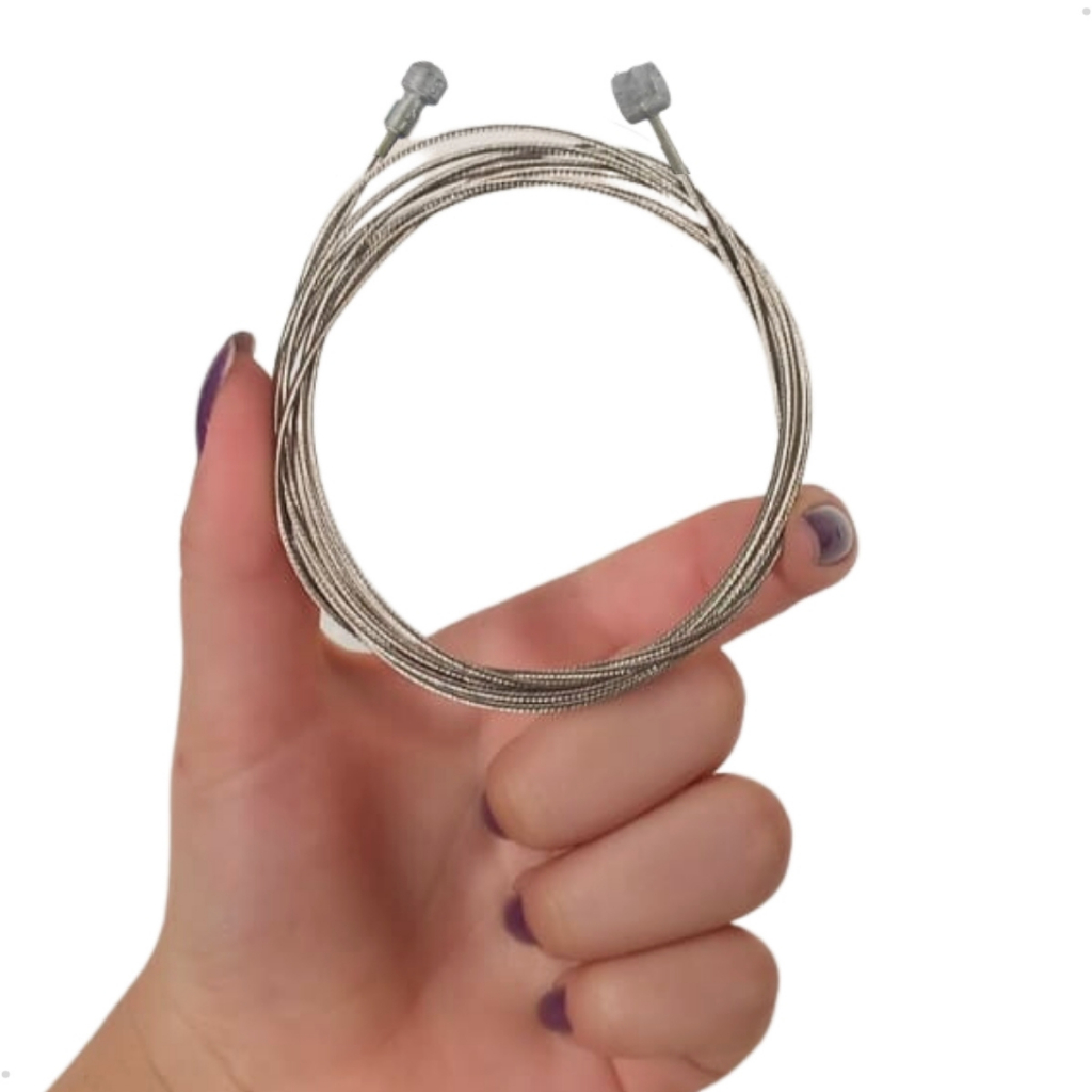 Cabo De Freio Basic Inox Para Mtb E Estrada Bike Unidade Alligator Para Bike Speed Road Mtb Trilha Aro 29 Speed Aro 26 Cabeça De Perinha C10 Sti Cabo 2 Cabeças