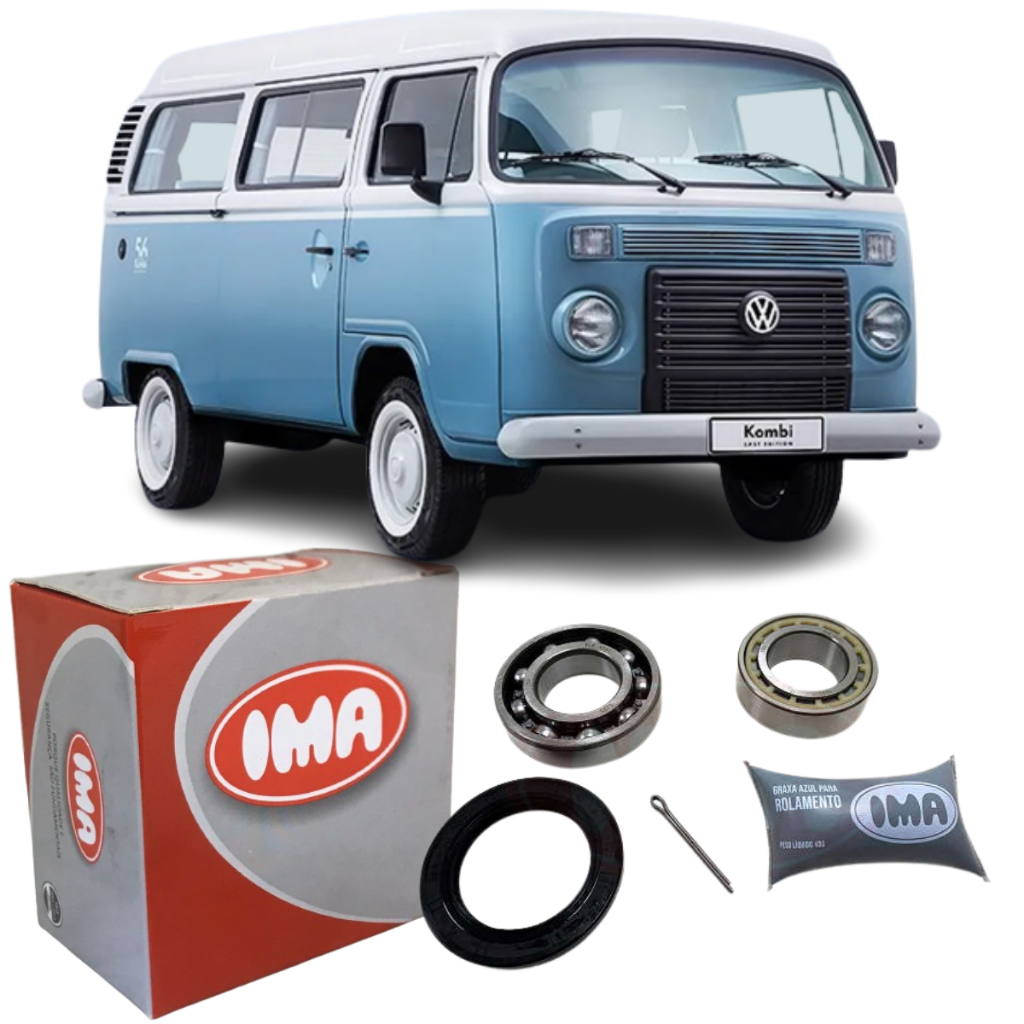 Kit Rolamento Roda Traseira Volkswagen Kombi 1978 A 2014 em Oferta na Shopee