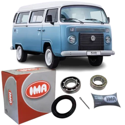Kit Rolamento Roda Traseira Volkswagen Kombi 1978 A 2014