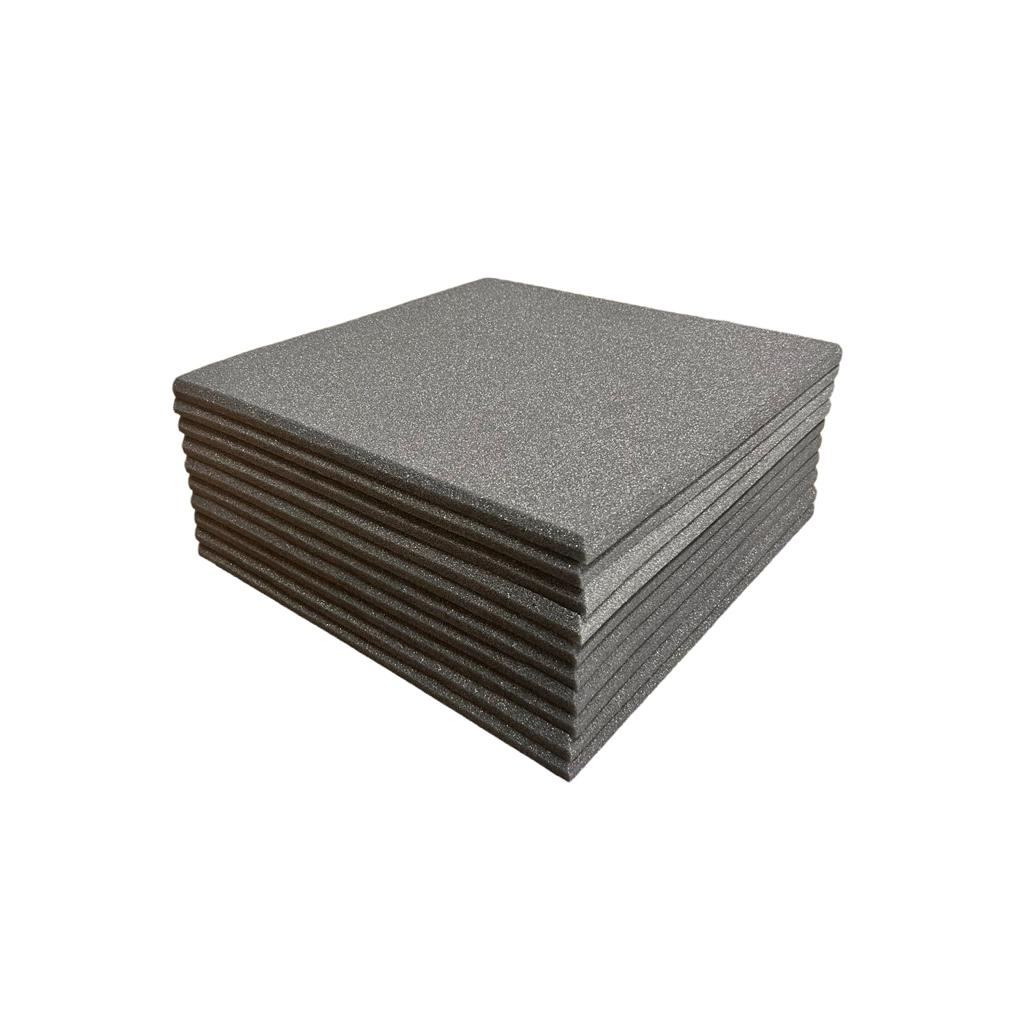 Espuma Acustica Kit 30 Placas Acustica Lisa  - 50 X 50 X 2cm