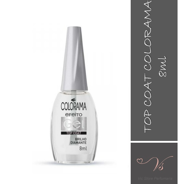 Esmalte Colorama Top Coat Brilho Diamante 8ml