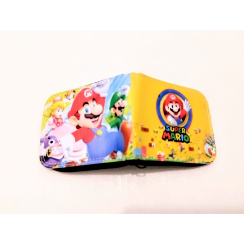 Carteira Infantil Mario Bros com Zíper – Couro Sintético Porta-Cédulas e Cartões em Oferta na Shopee