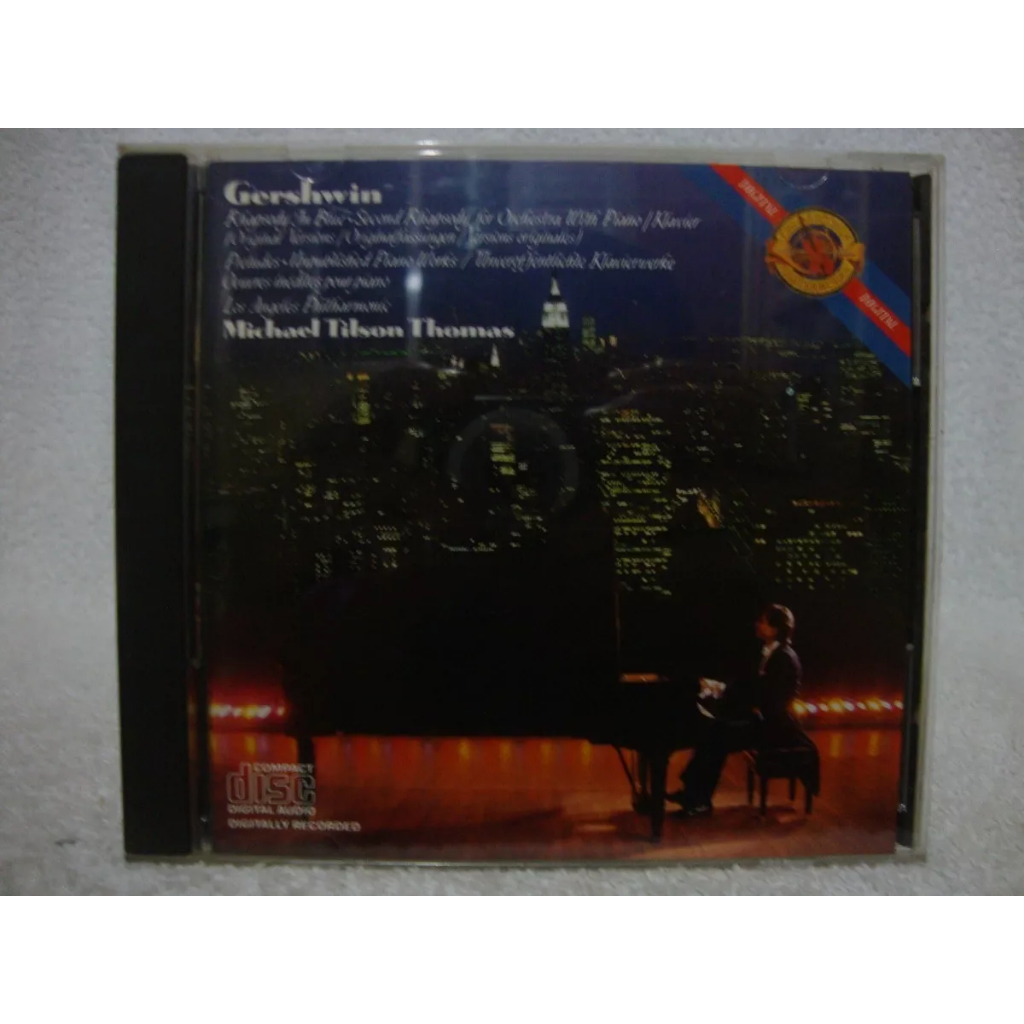 Cd George Gershwin & Michael Tilson Thomas- Rhapsodies-  impCd George Gershwin & Michael Tilson Thomas- Rhapsodiesortado