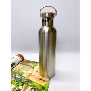 Garrafa Squeeze Térmica Inox 750 ML Academia Viagem Isolado Com Parede Dupla Quente Frio