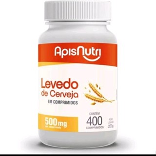 kit 3× Levedo De Cerveja - 400 Comprimidos 500mg- Apisnutri