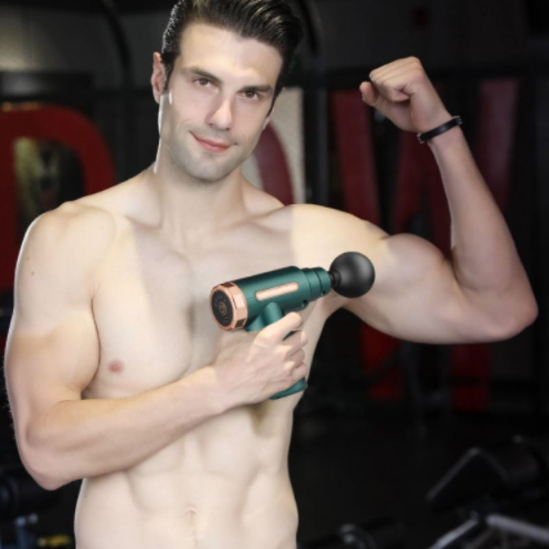 Massageador Elétrico Alta Frequência Profissional Muscular Massagem 6 Velocidades 2000mAh