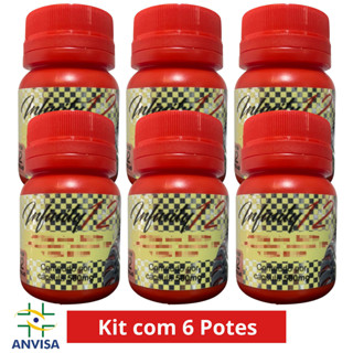 Kit Com 6 Infinit 12 Original Vermelho - 12 Cápsulas - Suplemento Alimentar - Saúde